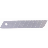 Jumbo Cutter Blades Silver, SK5 Steel, 25mm x 125mm x 0.7mm 10 Blades Pack